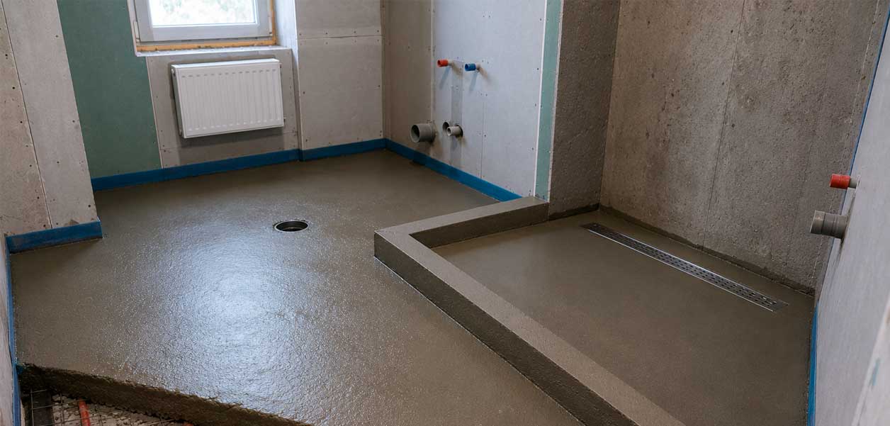 Состав бетона для ванной из цемента, песка, воды и крупного заполнителя